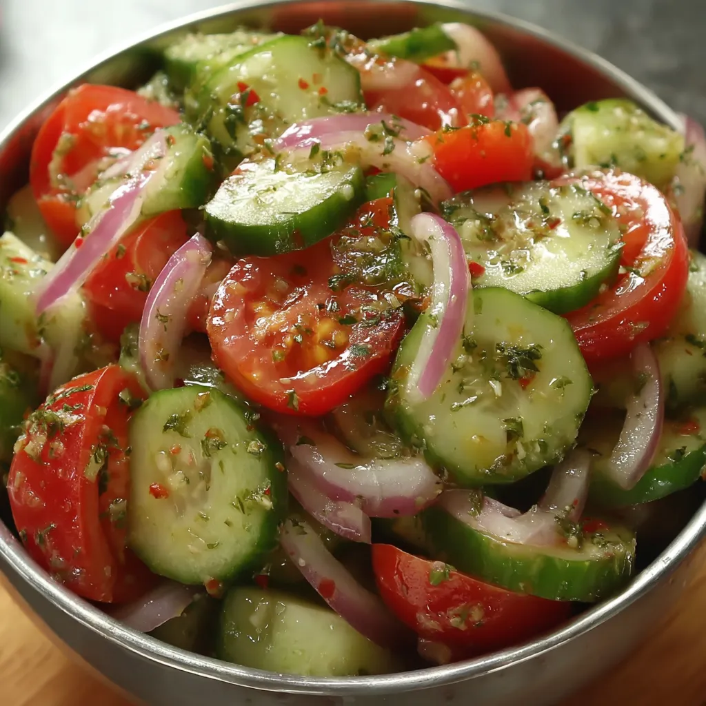 Master the Best Marinated Cucumber Tomato Onion Salad & Variations